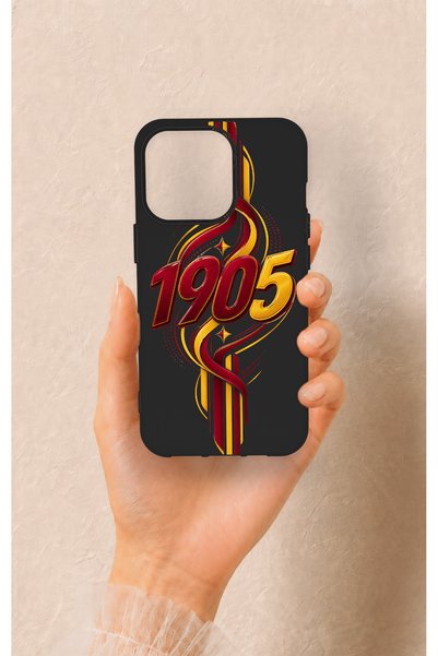 Vip Case iPhone 13 Pro Compatible Yellow Red Ivy Patterned Silicone Case