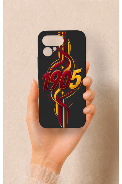 Vip Case Tecno Pova Curve 2 Uyumlu Sarı Kırmızı Sarmaşık Desenli Desenli Sili...