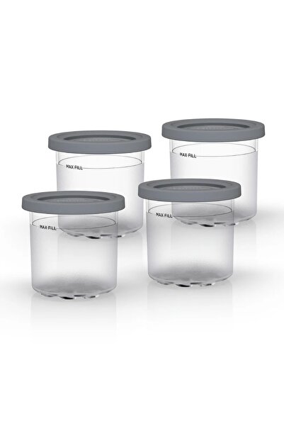 NINJA CREAMi® Dondurma Kabı 4'lü Paket – NC300 Serisi Uyumlu Yedek Dondurma K...
