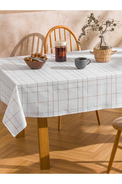 LC Waikiki Two Mt Shop Quality Striped Patterned Tablecloth 150X200 cm