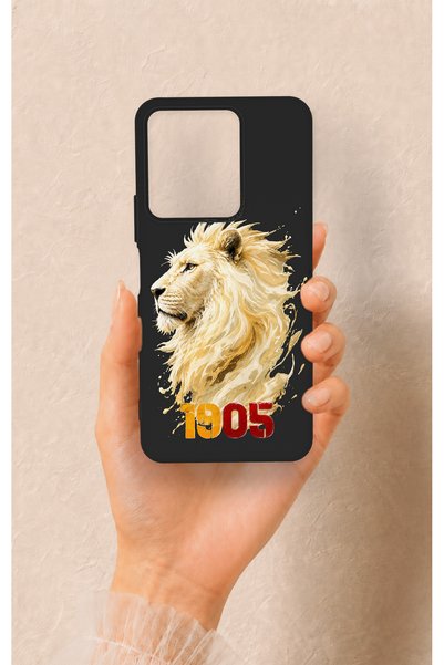 Vip Case حافظة سيليكون متوافقة مع هاتف Vivo Y35 باللون الأصفر والأحمر 1905 بن...