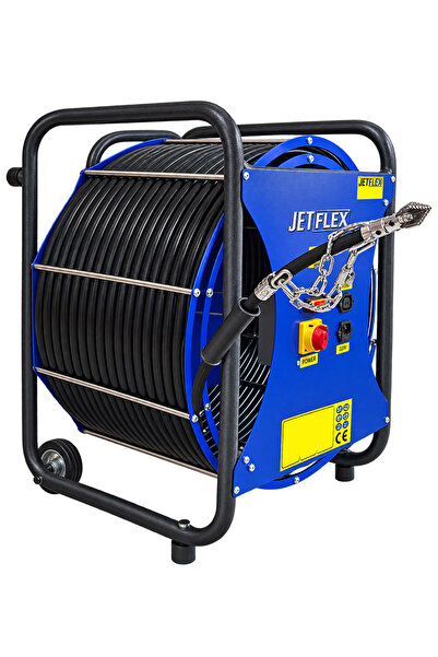 Seybomak yeni nesil Kanal Gider Açma Makinesi Esnek Şaftlı Jetflex 30 Mt