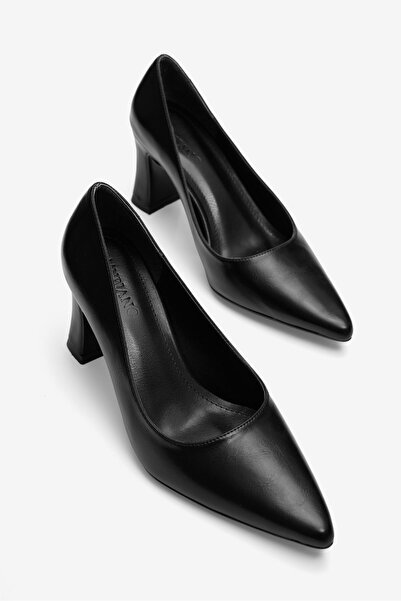 Mubiano Γυναικεία παπούτσια με τακούνι Stiletto με μυτερή μύτη και χοντρό τακ...