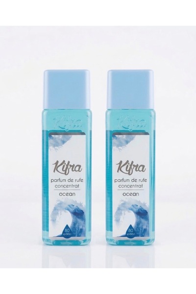 kifra Set 2 Parfumuri de Rufe Concentrate Ocean, 2 x 200 ml – Prospețime Mari...