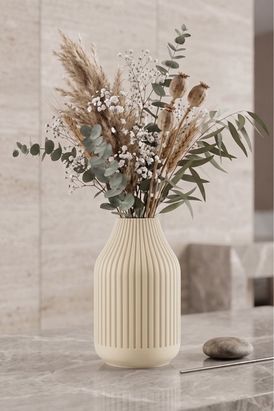 Lumense Sakura Modern Dekoratif Vazo & Çiçeklik - İskandinav Tarzı Bohem - Pl...
