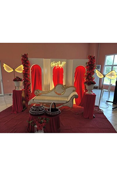 Henna Night Yazılı LED Neon Tabela Kına Gecesi Nişan ve Düğün Organizasyon Dekoru