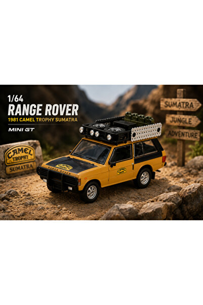 mini gt 1/64 Range Rover 1981 Camel Trophy Sumatra