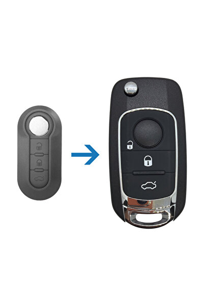 Mavi Keys Fiat Doblo, Ducato, Punto Replacement Conversion Converter 3-Button...