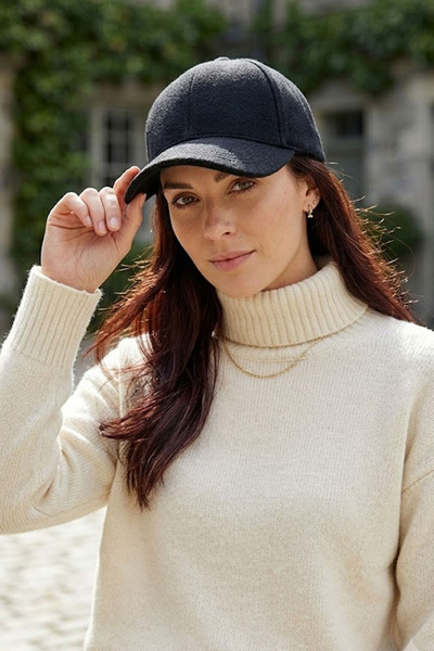 Ritagarcia Șapcă de baseball de iarnă din țesătură premium din cașmir pentru ...