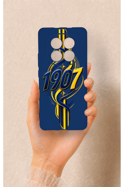 Vip Case حافظة سيليكون متوافقة مع هاتف REDMI NOTE 15 4G باللون الأصفر والأزرق...