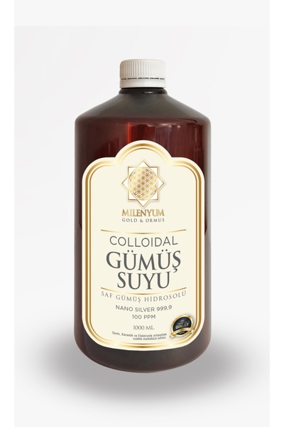 Milenyum Gold Ormus Kolloidal Gümüş Suyu Nano Gümüş Hidrosolü 100 PPM 1000 ml