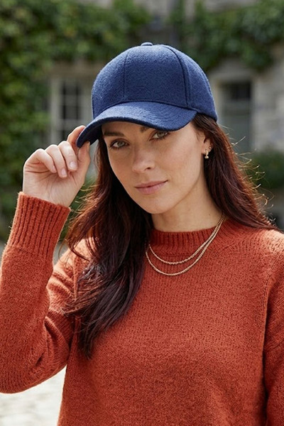 Ritagarcia Șapcă de baseball de iarnă din țesătură premium din cașmir pentru ...