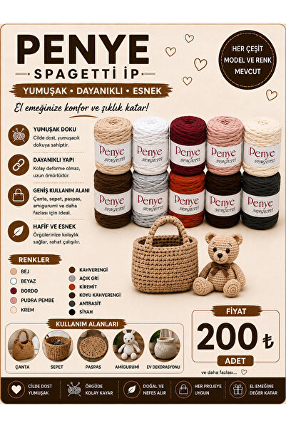 Penye Spagetti İp