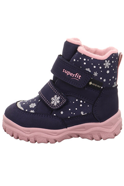 Superfit Husky1 Goretex Kız Çocuk Kar Botu Lacivert