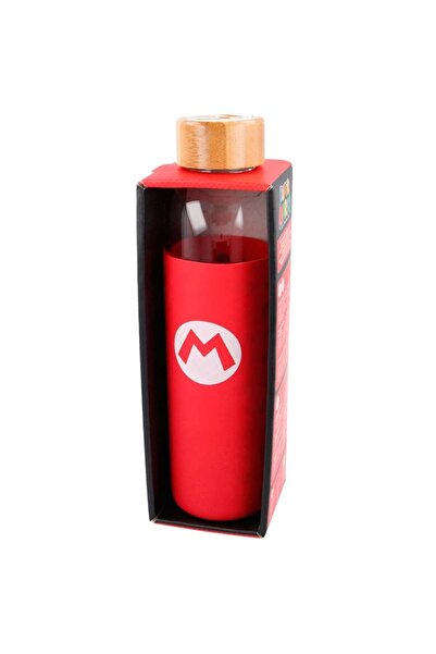 Stor Nintendo Super Mario Bros silicone cover glass bottle 585ml