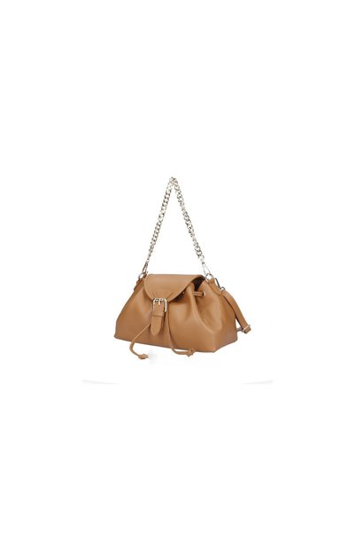 Adrada Women's Leather Handbag - TEG_DIV. MORGANA,cognac Cognac