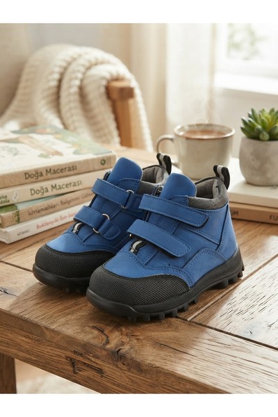 nuh kids Saks Blue Daily Orthopedic Boys' Boots