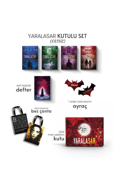 Ephesus Yayınları SET - YARALASAR SERİSİ (4 KİTAP) ÇANTALI - CİLTSİZ