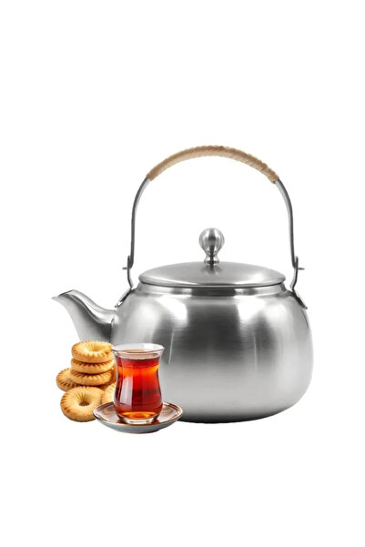DLC Camping Family 500ML Premium 304 Stainless Steel Camping Teapot Kettle Wi...