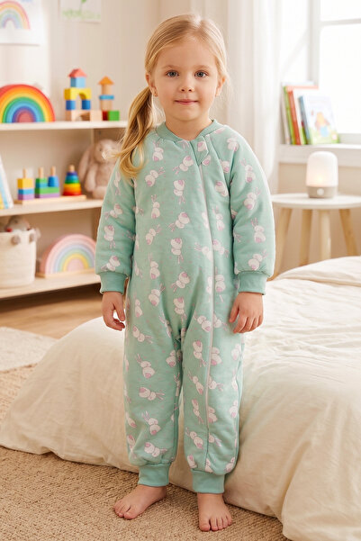 Babymod Rabbit Patterned 2.5 Tog Fiber Filled Premium Quality 100% Cotton Com...