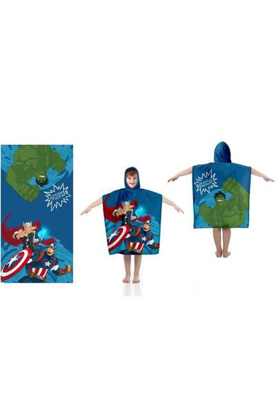 Marvel Prosop poncho din bumbac Avengers