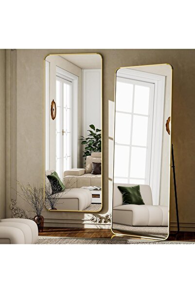 Generic VooBang Round Corner Mirror Full Length, 165 x 60 cm Floor Mirror wit...