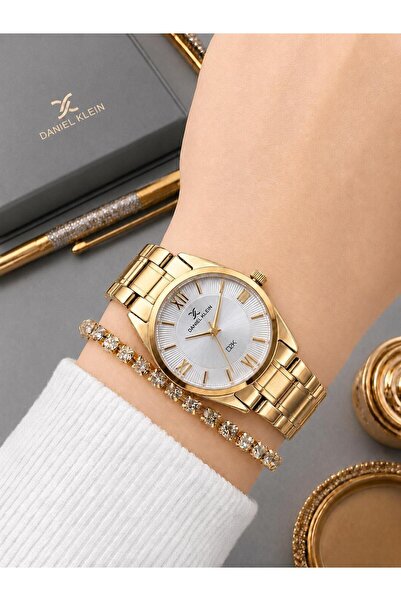 Daniel Klein Steel Cord 30 Mt Water Resistant Special Design Women Wrist Watc...