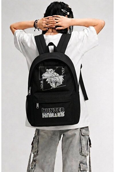 Fuddy Moda Unisex Killua and Gon Printed Backpack, Hunter X Hunter Anime Prin...