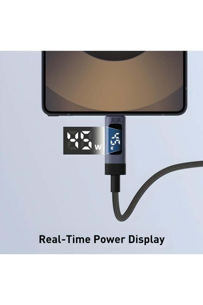 Joda Goda - Cable Lumen 240 with Digital Display Super Fast Charging 240W - Black