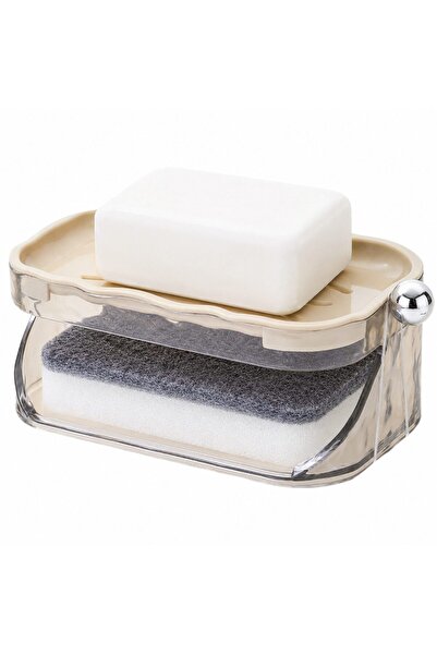 GIMASE , Savoniera Dubla EasyDry, 2 Straturi, cu Suport pentru Burete, Montar...