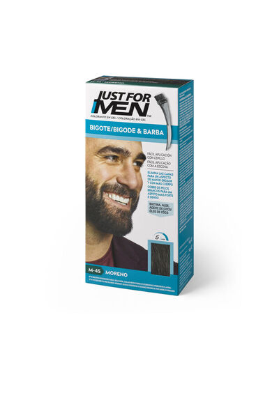 Just For Men Vopsea de păr tip gel pentru mustață, barbă și perciuni # Maro 1...