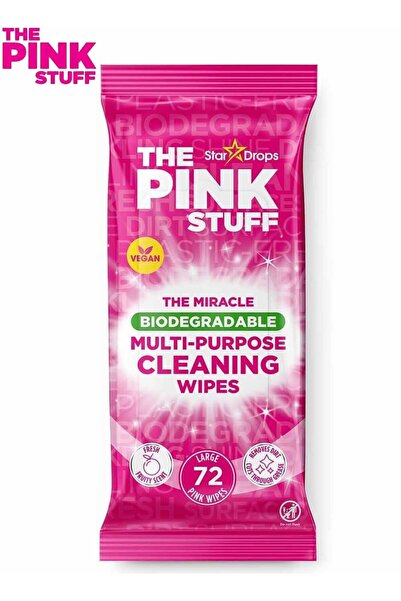 THE PINK STUFF Multi-purpose cleaning wipes, 72 pieces