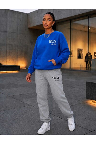 CLOTHES33 Zero Collar Sweat Suit 2-Piece Combination Winter Shardoon Trust Pr...