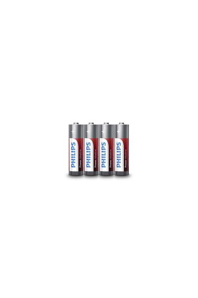 Philips Set de 4 baterii alcaline LR6, AA, Power