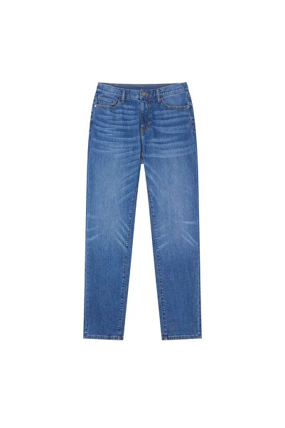 Giordano Men's Comfort Stretch Denim Regular Tapered 2.0 Jeans