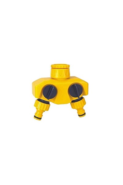 Strend Pro Conector furtun cu 2 căi, DY8003, 1/2"-3/4", plastic