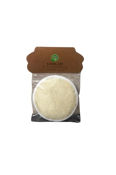 natur garden fresh Round Pumpkin Fiber Bath Scrubber