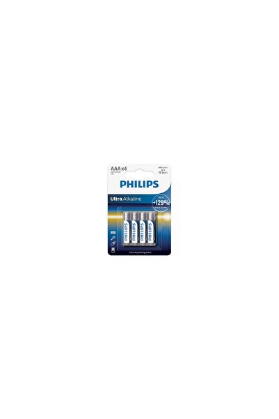Philips Set de 4 baterii LR03, AAA, Ultra Alcaline