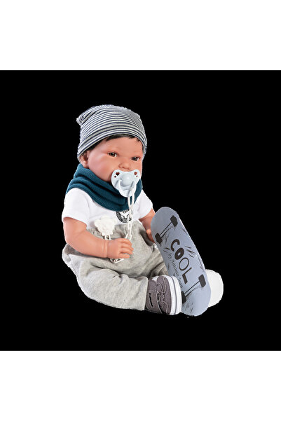 Antonio Juan Pipo Baby Doll, Născut cu skateboard, 42 cm,
