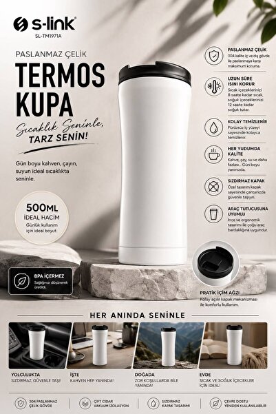 Genel Markalar 420ML-500ML Paslanmaz Çelik Termos