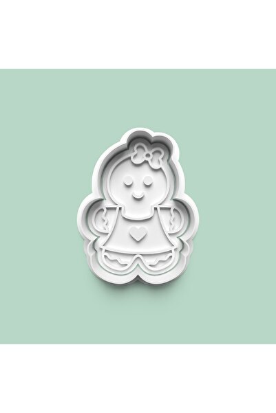 AKTASTORE Gingerbread Woman Cookie Mold and Sugar Dough Mold 0990-4