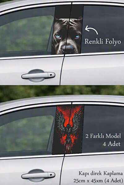 Automod Different Character Door Post Foil Sticker Label for Your Vehicle