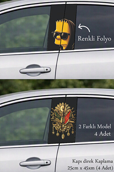 Automod A Stylish Appearance for Your Vehicle Door Post Foil Sticker Label
