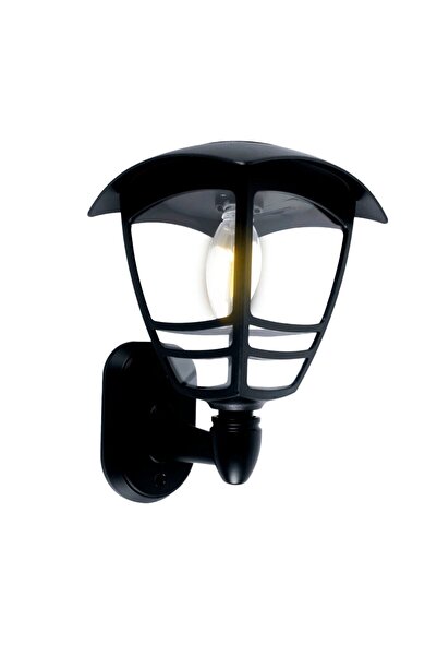 OEM Solar wall light with LED Hoff, 0.5 W, warm light, black, outdoor