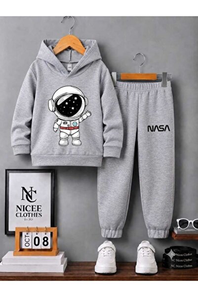 Leto Lykia Unisex Tracksuit (Nasa Astronaut Winter Print on the Cuffs)