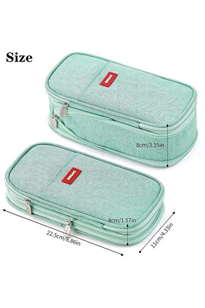 ANGOO Durable Oxford Fabric Pencil Case – Waterproof, Stylish & Large Capacit...