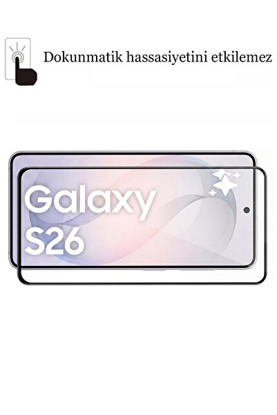CEPSTOK Samsung Galaxy S26 5D Tam Kaplayan 9H Temperli Ekran Koruyucu