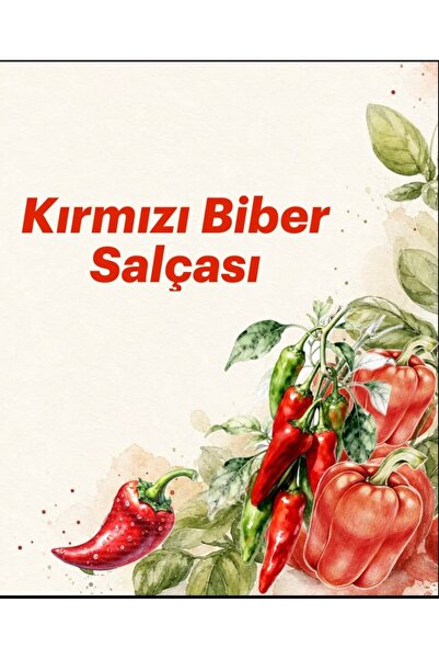 Biber Salçası Etiketi