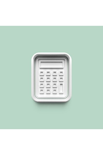 AKTASTORE Calculator Shaped Cookie Mold and Sugar Dough Mold 1004-13