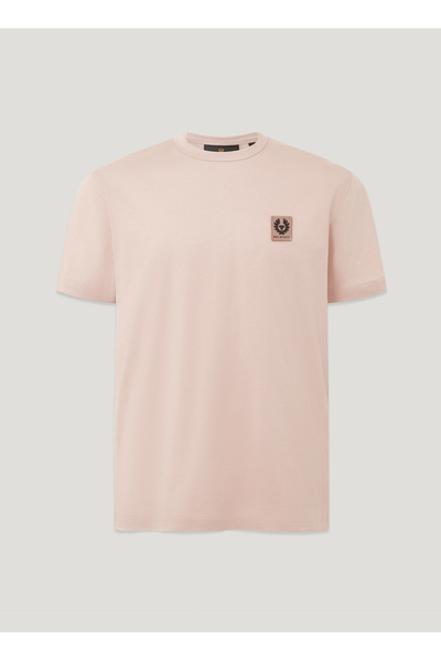 BELSTAFF Pembe Erkek Regular Fit Logo Baskılı T-Shirt T-SHIRT Dusk Pink
